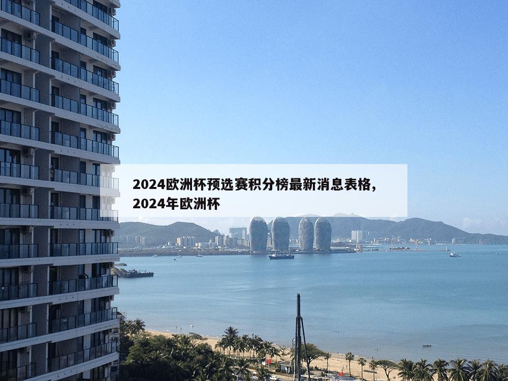 2024欧洲杯预选赛积分榜最新消息表格,2024年欧洲杯