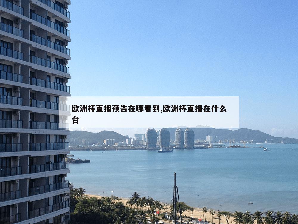 欧洲杯直播预告在哪看到,欧洲杯直播在什么台