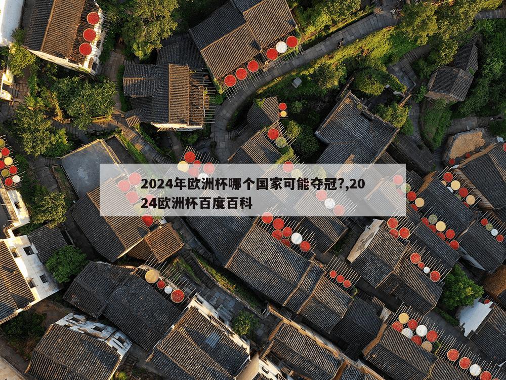 2024年欧洲杯哪个国家可能夺冠?,2024欧洲杯百度百科